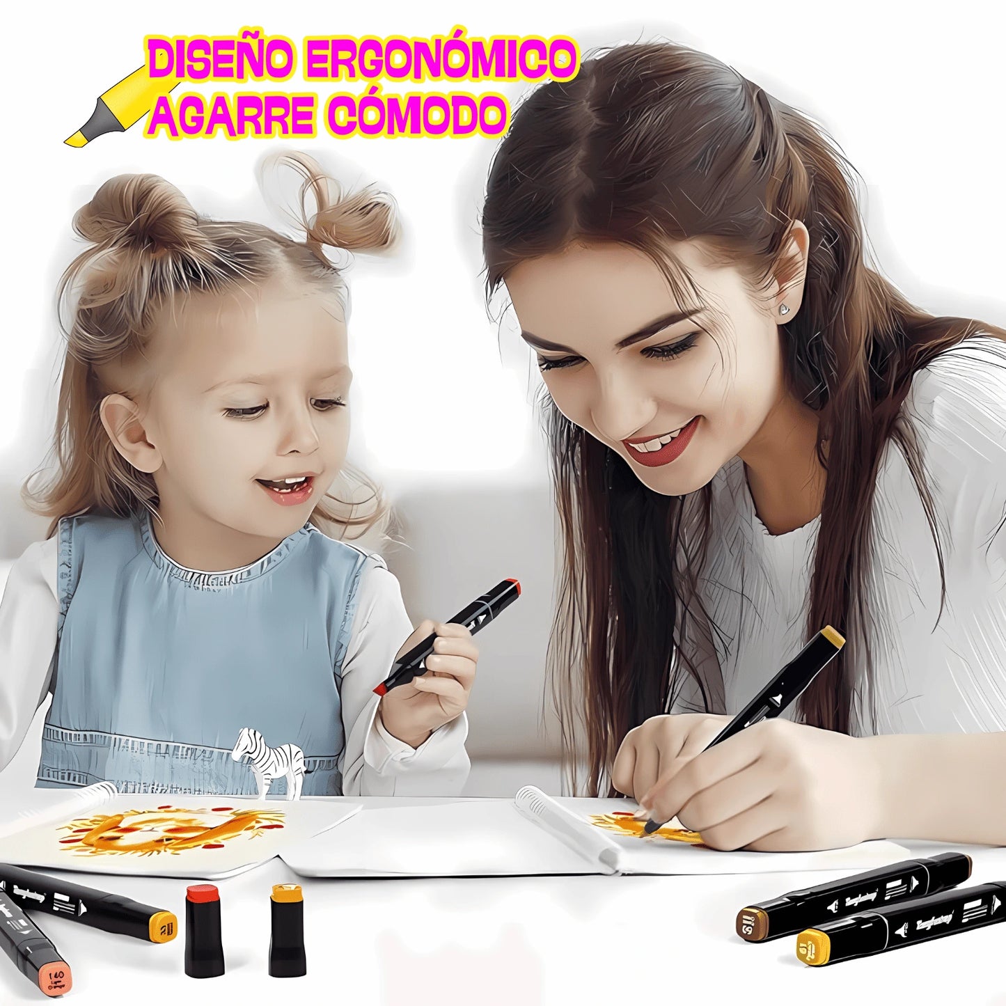 Set de Marcadores artísticos Greco (Envio GRATIS HOY + 40% OFF)