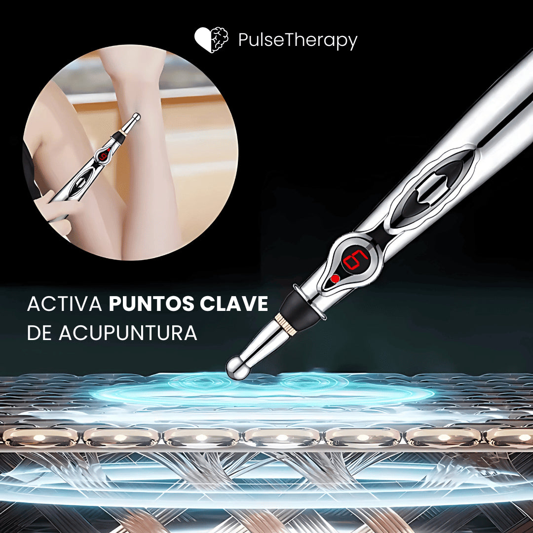 Lápiz de Acupuntura Electromagnético PulseTherapy | Reduce el Estrés y la Tensión sin Medicamentos