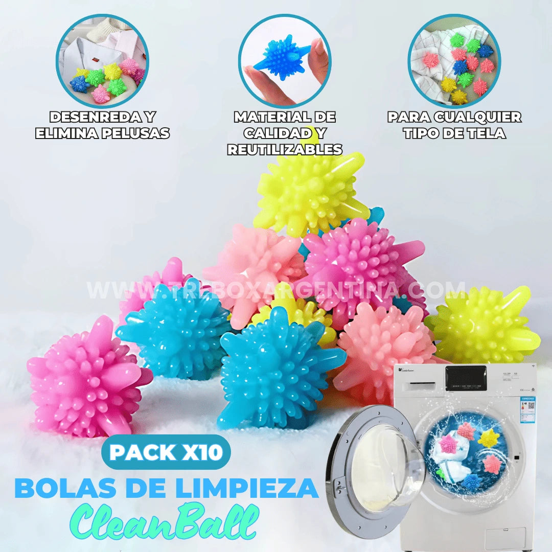 CleanBall Bola De Limpieza | Sin suciedad, sin enredos y sin pelusas.