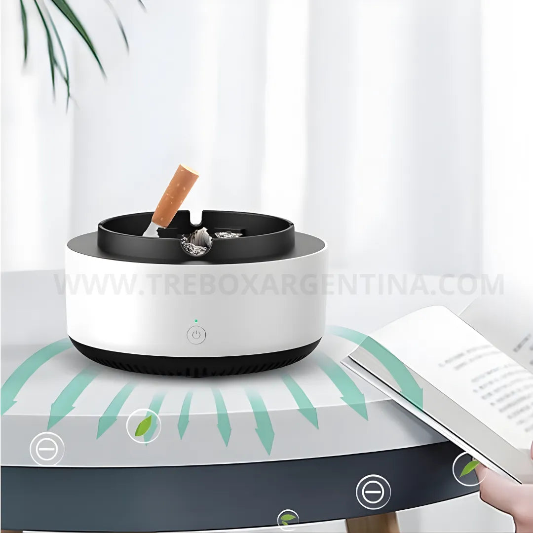 25% NAVIDAD SALE🎁 | SmokeAir™ Cenicero Purificador: Protegé los pulmones de los tuyos del humo del cigarrillo y vapeo