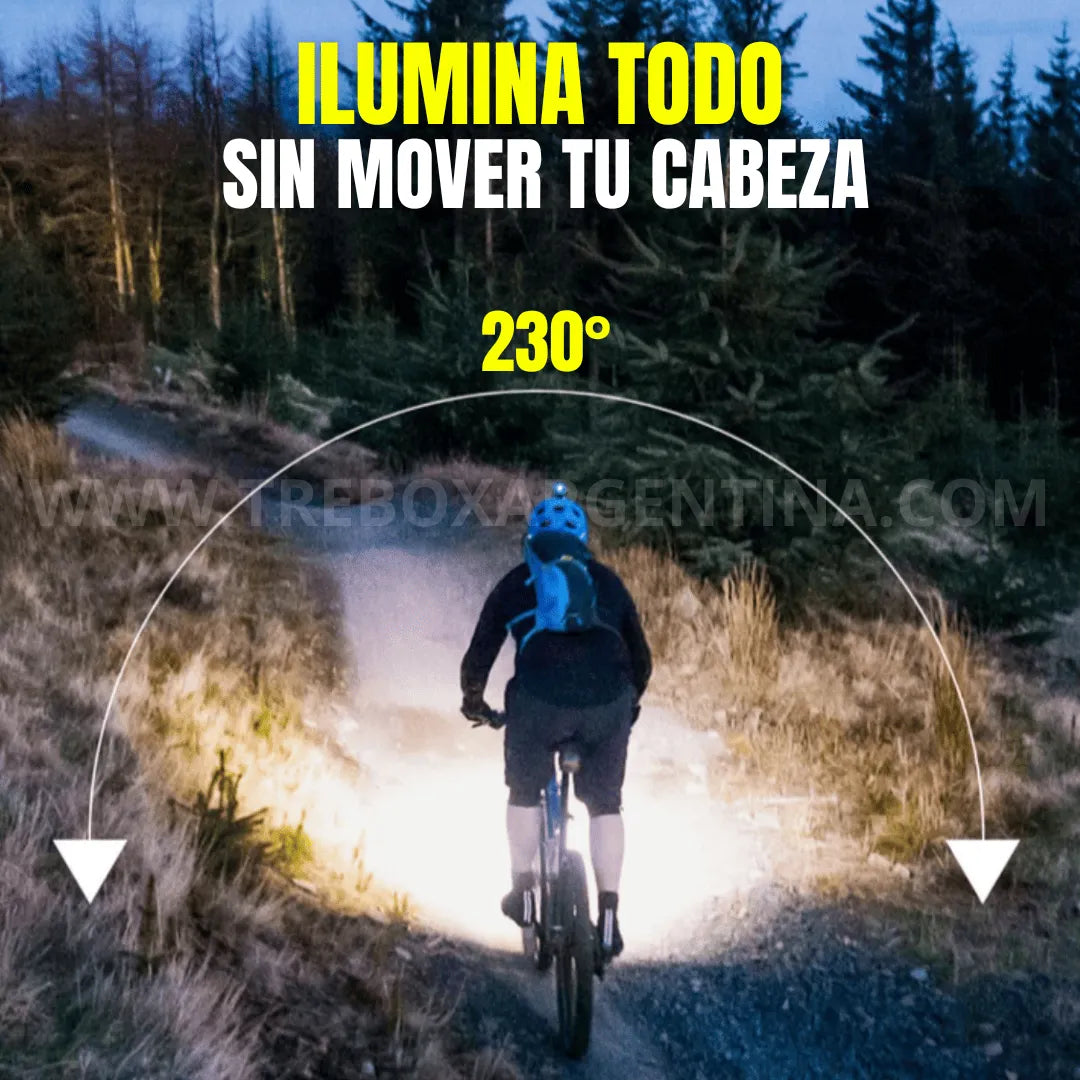 COMBO 2×1 - Linterna Manos Libres LUMENIX | Visibilidad completa sin sentir que la llevas puesta