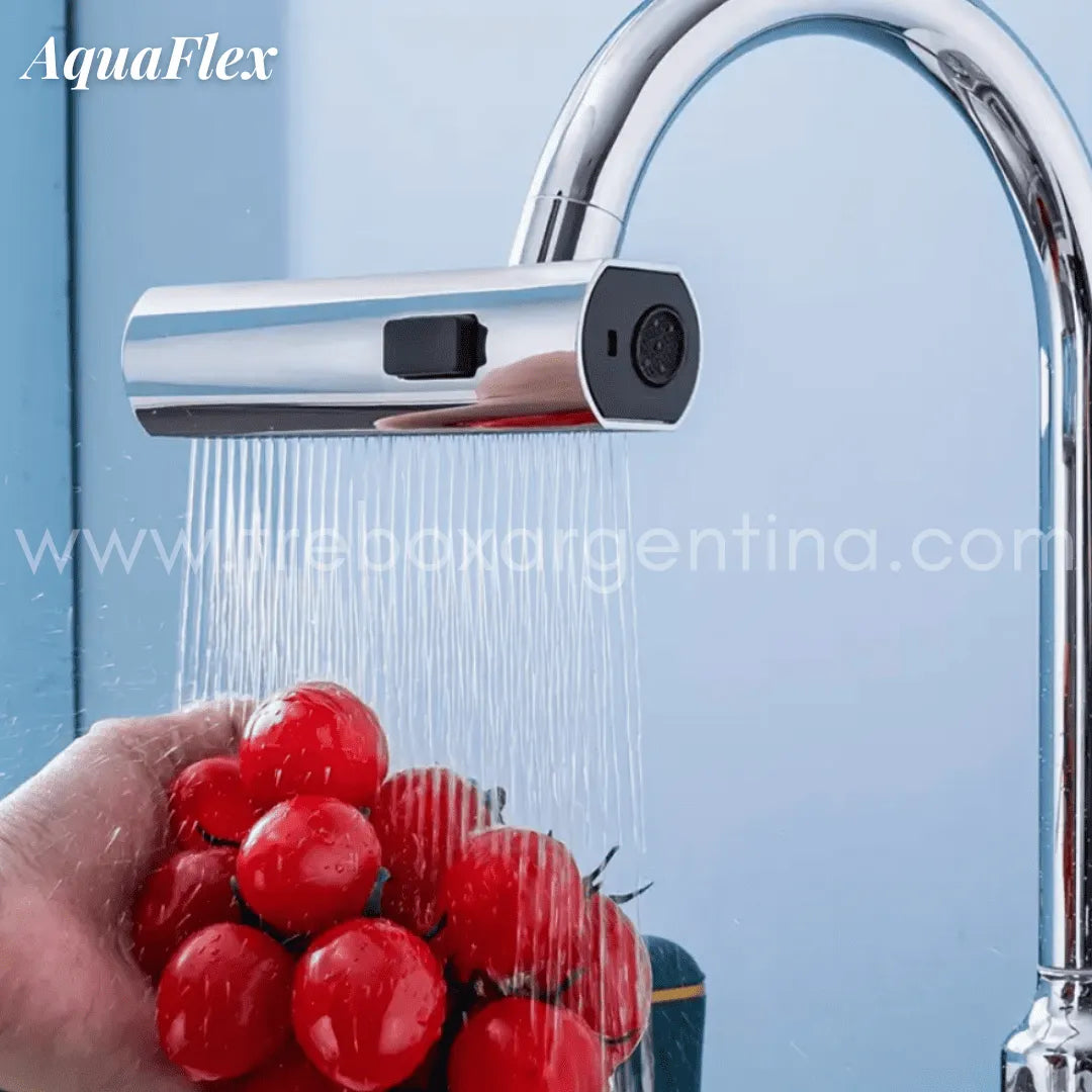 AquaFlex™ Extensor de Grifo Giratorio para Máximo Control y Ahorro de Agua