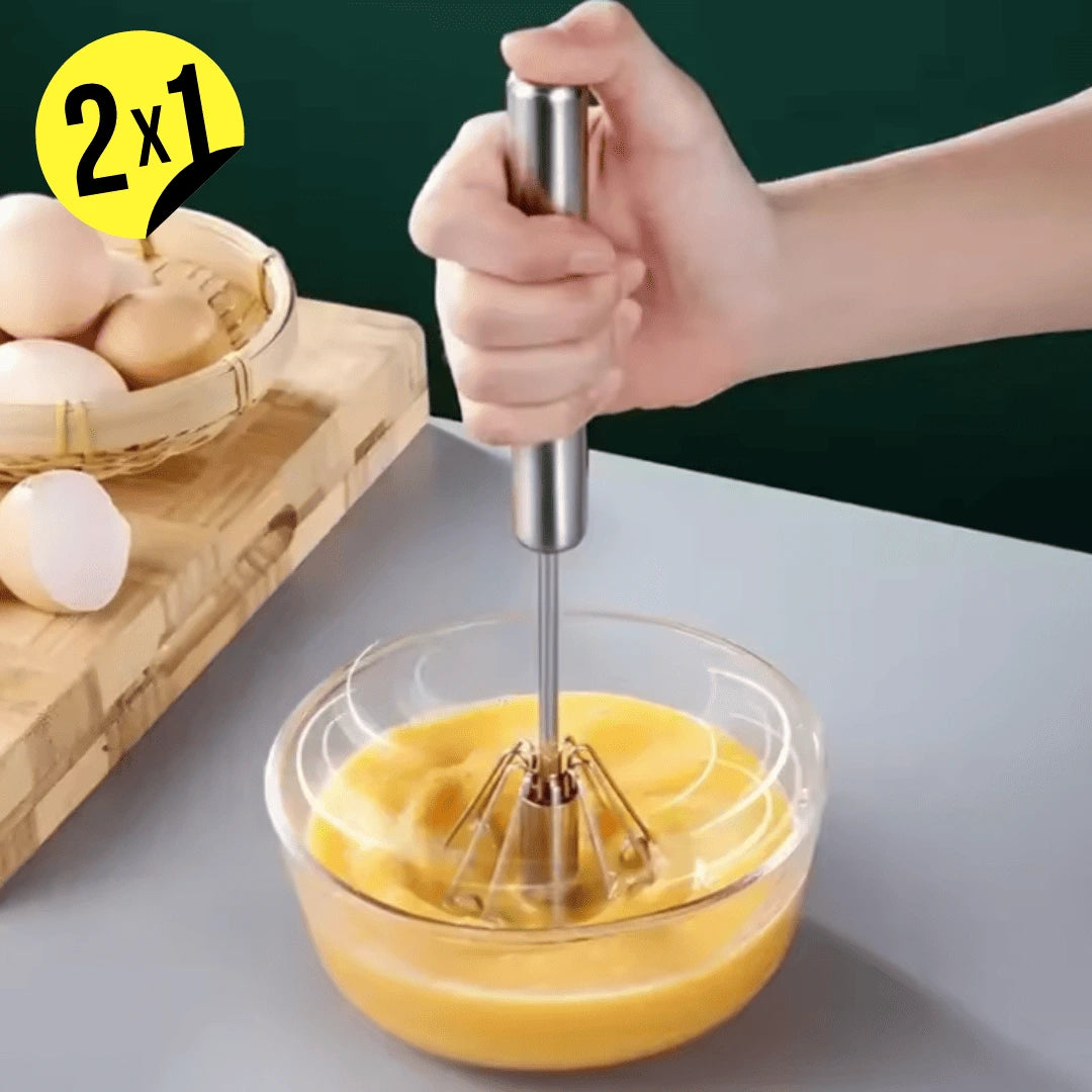 Batidor de Huevo Semiautomático MIXER PRO - 2X1 ¡Compra 1 y Lleva 1 GRATIS!