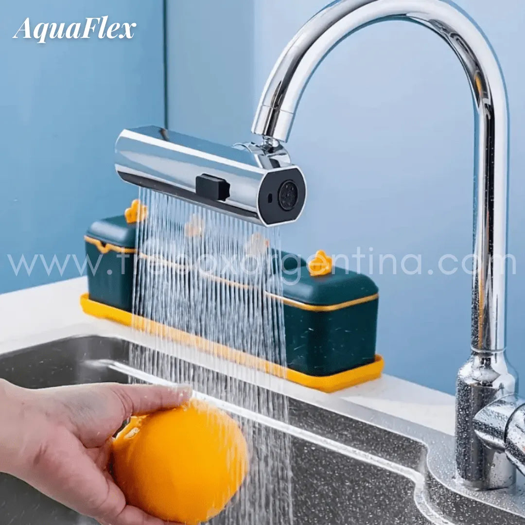 AquaFlex™ Extensor de Grifo Giratorio para Máximo Control y Ahorro de Agua