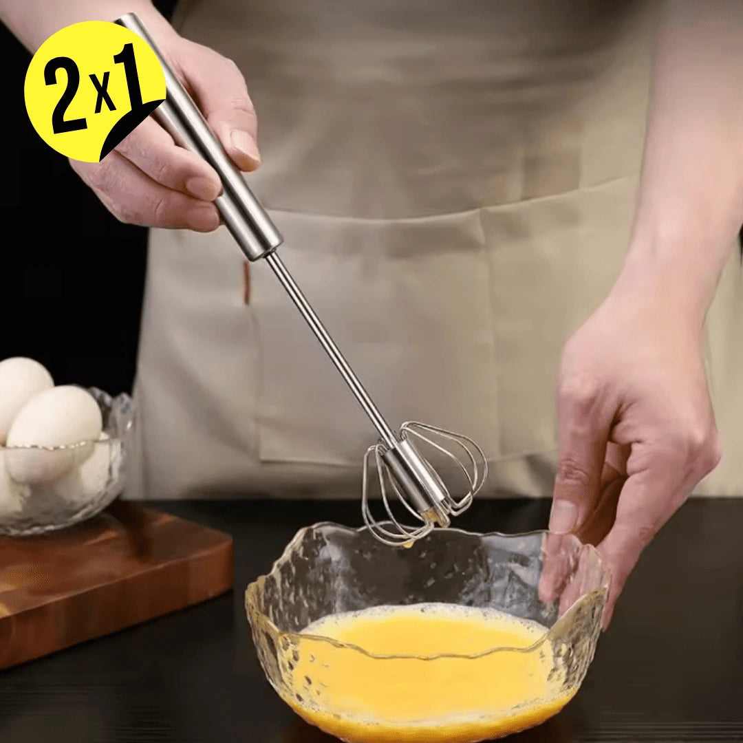 Batidor de Huevo Semiautomático MIXER PRO - 2X1 ¡Compra 1 y Lleva 1 GRATIS!