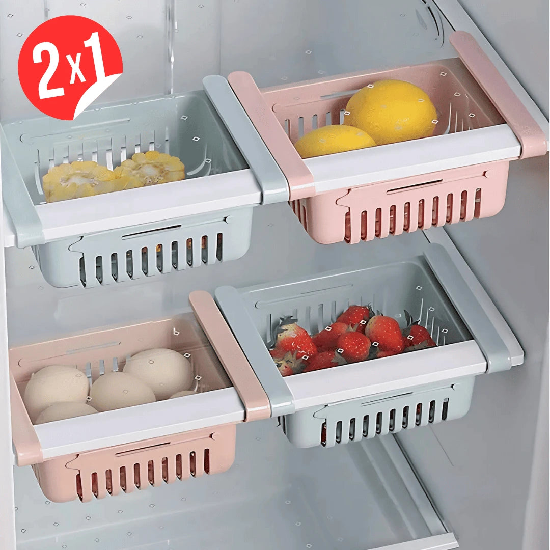 Organizadores de Heladera Expandibles MaxSpace™ - 2X1 ¡Compra 1 y Lleva 1 GRATIS!