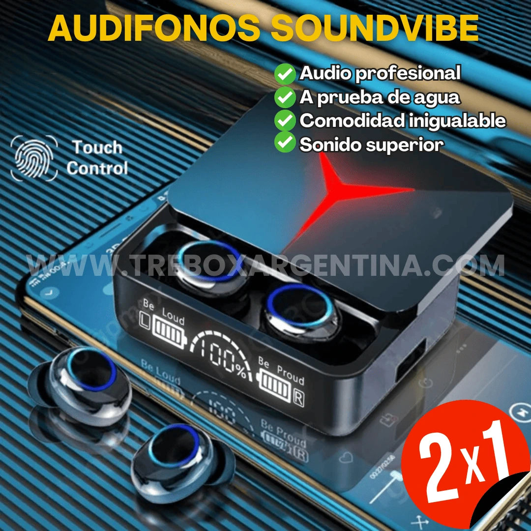 Combo SoundVibe 2x1 | Auriculares con sonido envolvente - ¡Llevate 2, Pagá 1 + Envío GRATIS!