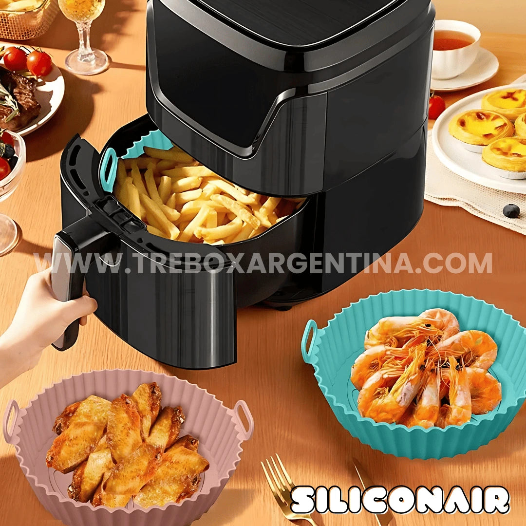 ¡PROMO HASTA HOY! SiliconAir | Moldes de Silicona para Freidora de Aire