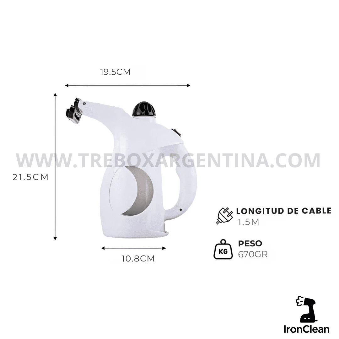 40% OFF🎁 | IronClean: Plancha a vapor portátil - Ropa impecable sin tabla de planchar