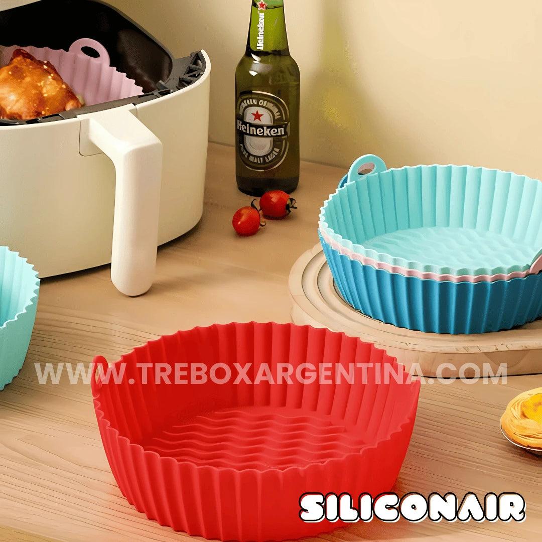 ¡PROMO HASTA HOY! SiliconAir | Moldes de Silicona para Freidora de Aire