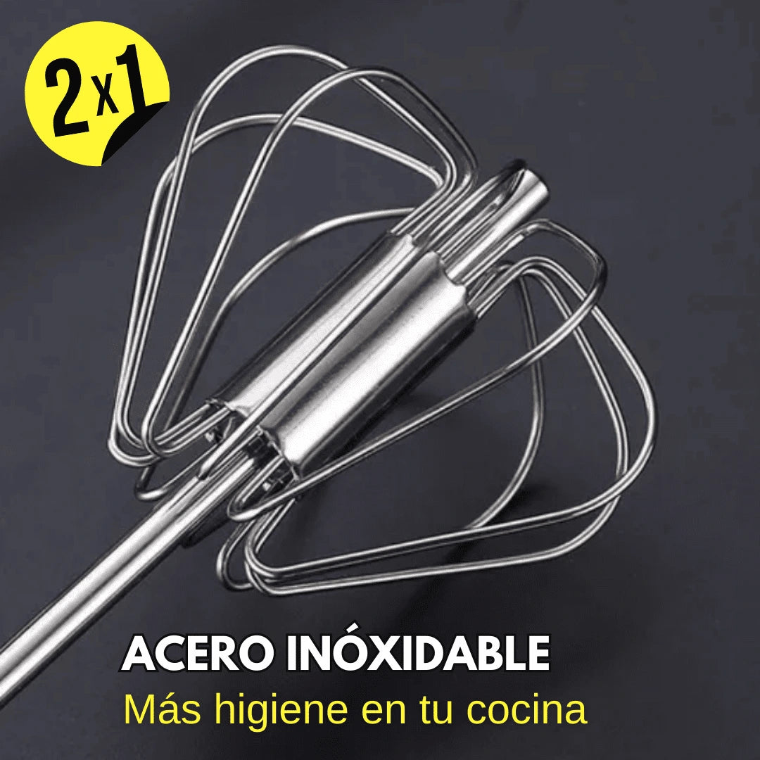 Batidor de Huevo Semiautomático MIXER PRO - 2X1 ¡Compra 1 y Lleva 1 GRATIS!