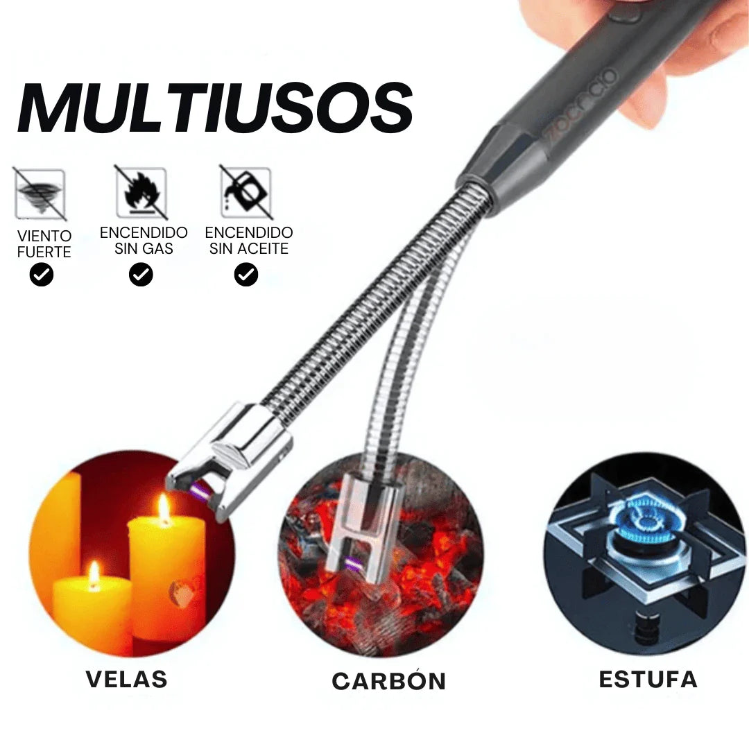 MaxFlame™ | El Encendedor Eléctrico más Seguro del Mercado - Recargable y Sin Gas