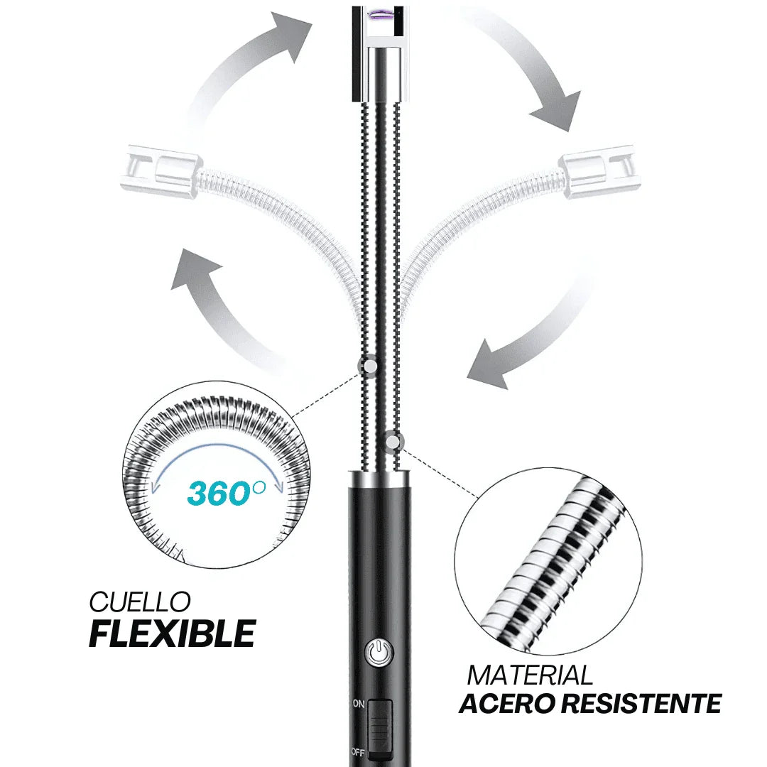 MaxFlame™ | El Encendedor Eléctrico más Seguro del Mercado - Recargable y Sin Gas