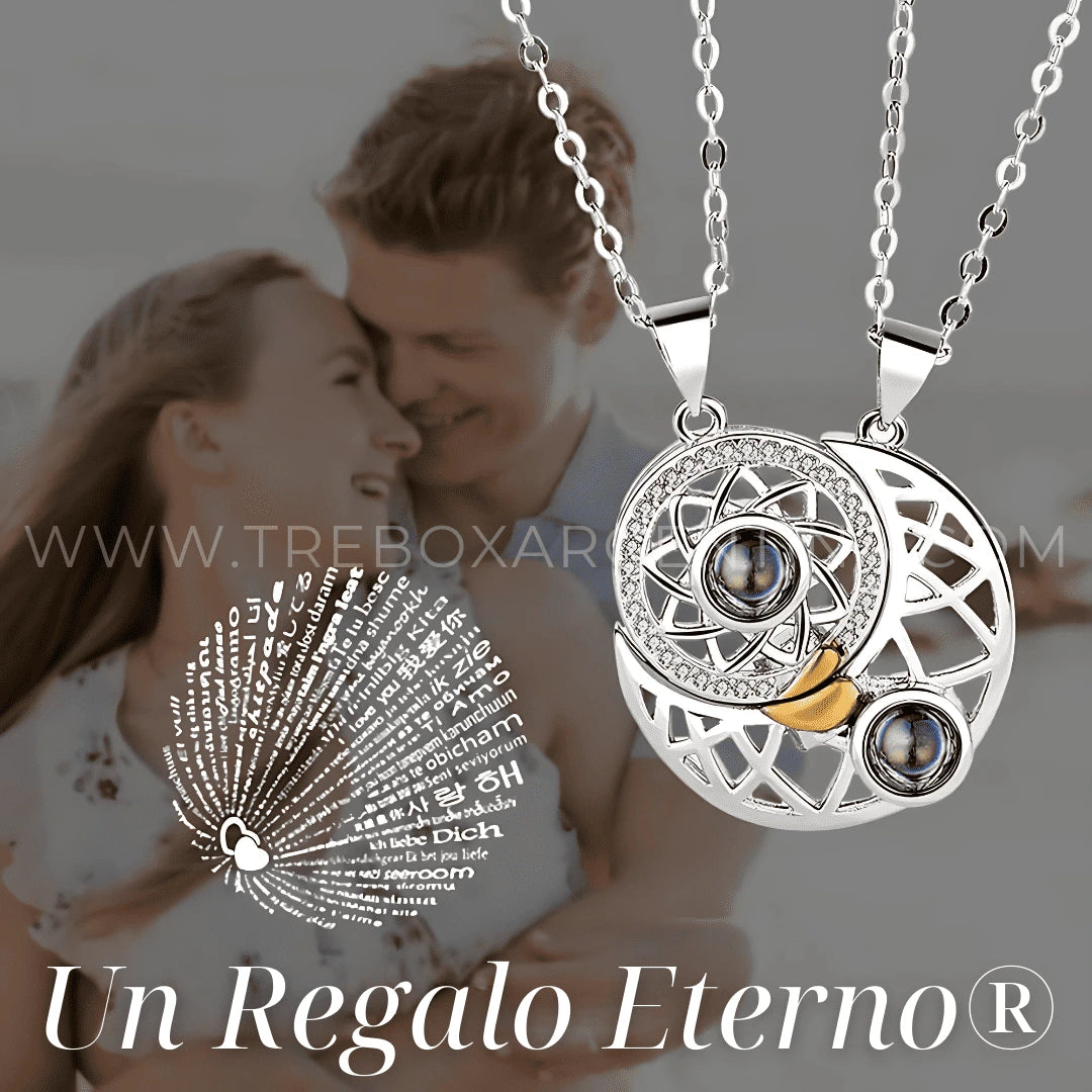 Collar Eterno® | Un "Te Amo" en 100 idiomas (2 en 1)