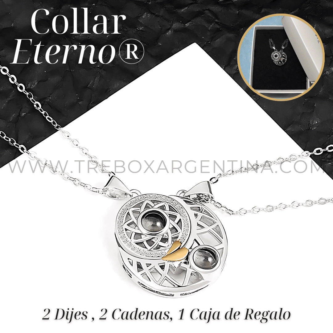 Collar Eterno® | Un "Te Amo" en 100 idiomas (2 en 1)