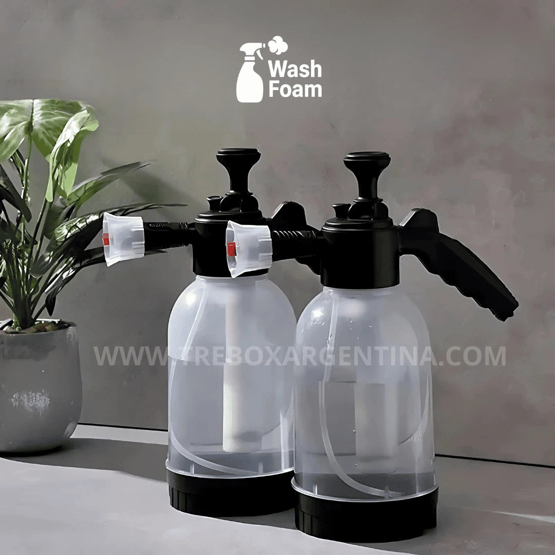 COMBO 2X1 🎁 WashFoam Pulverizador de Espuma: La suciedad más dura se va en segundos