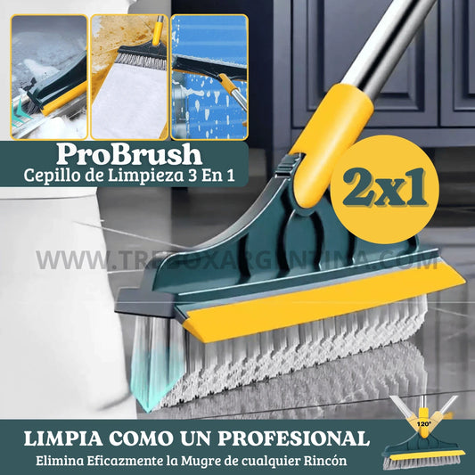 OFERTA RELAMPAGO 2X1 ⚡️ – ProBrush Cepillo de Limpieza 3 En 1: Limpieza profunda sin esfuerzo y en menos tiempo