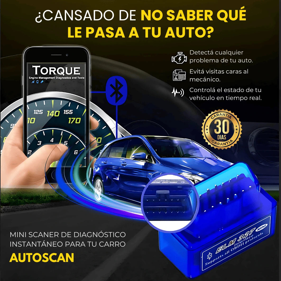 AutoScan | Mini Scaner de Diagnóstico instantáneo para tu auto