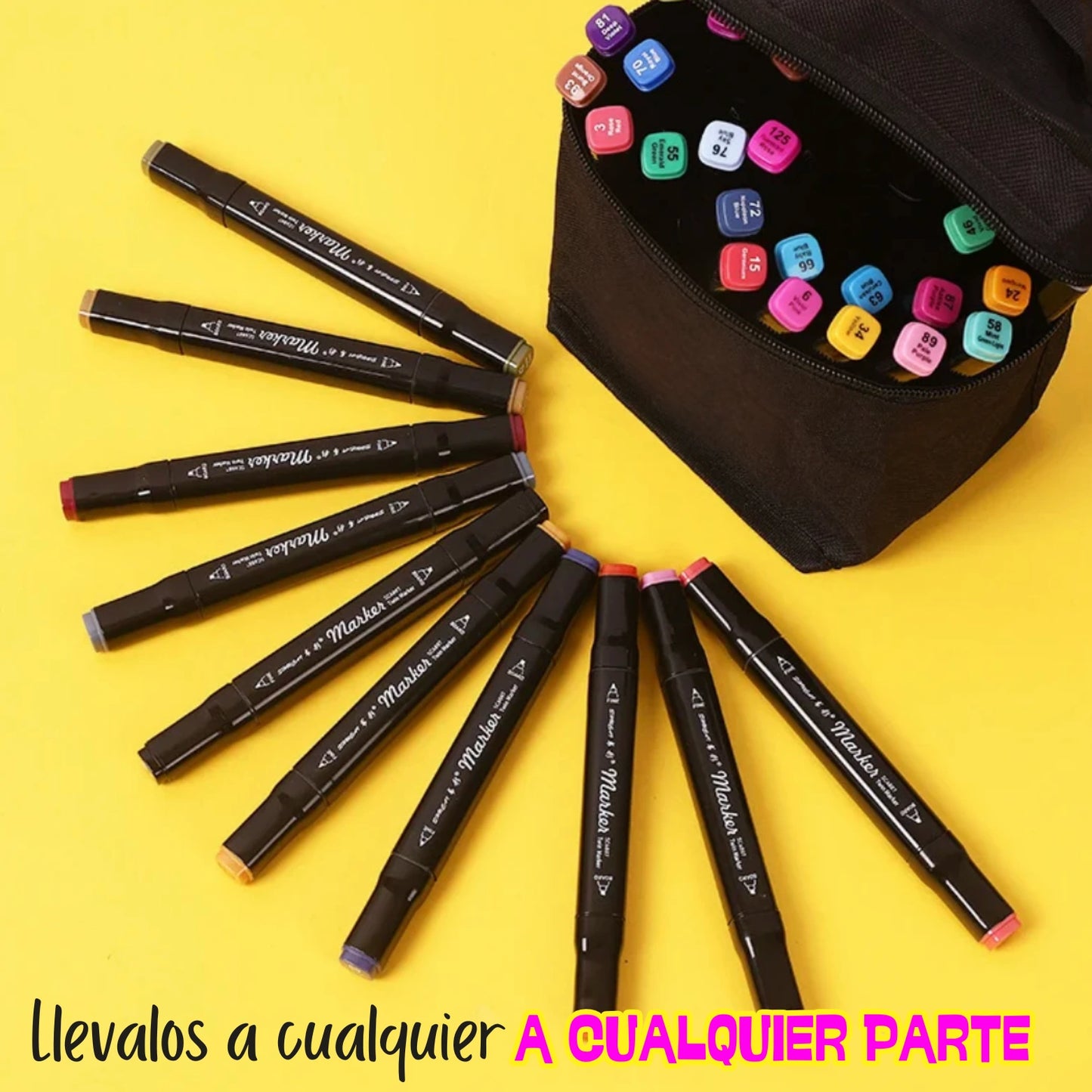 Set de Marcadores artísticos Greco (Envio GRATIS HOY + 40% OFF)