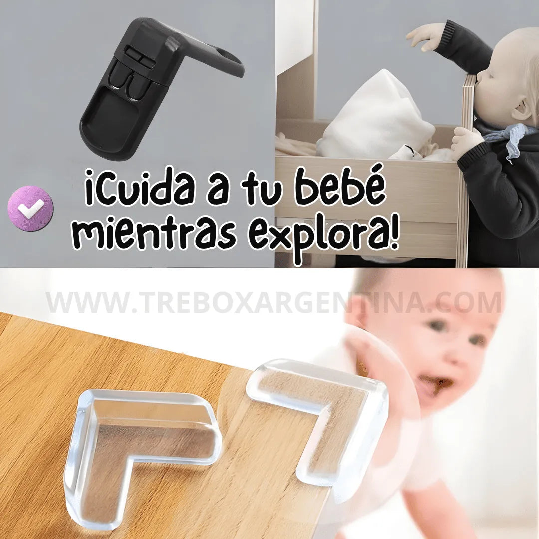 COMBO X2🎁 | SafeBaby™ Pack Antigolpes para Bebé: Cuidá a tu bebé de golpes y accidentes diarios👶🏻