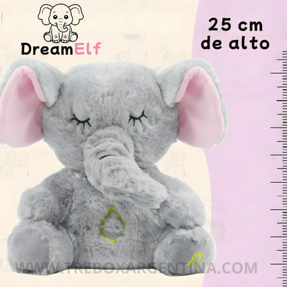 50% BLACKWEEK🎁 | DreamElf™ Elefante Luminoso: Respiración Real, Calma Profunda y Compañía en tus sueños (Para peques y adultos)