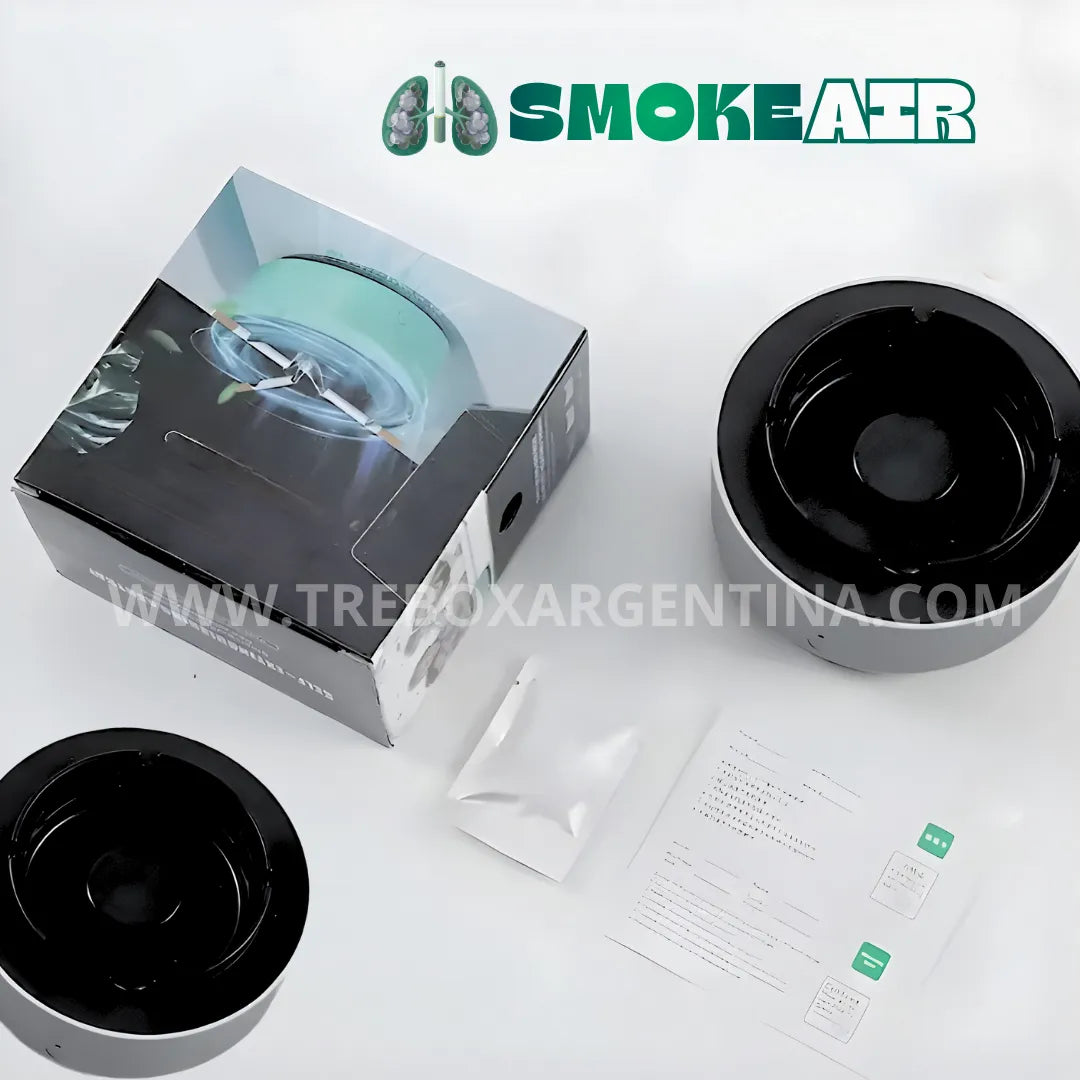 25% NAVIDAD SALE🎁 | SmokeAir™ Cenicero Purificador: Protegé los pulmones de los tuyos del humo del cigarrillo y vapeo
