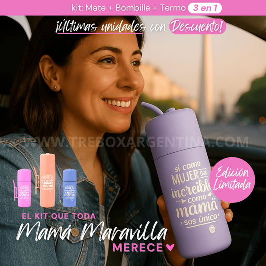 EDICIÓN ESPECIAL DÍA DE LAS MADRES | GoMate™ Termo Mate Autocebante: Para mamás maravilla 🧉 +  ENVIO GRATIS