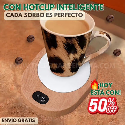 50% OFF🎁 | HotCup Calentador de Bebidas Portatil: Tu bebida a la temperatura ideal, de principio a fin!