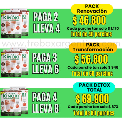 Parches Desintoxicantes KINOKI | Elimina toxinas mientras duermes y despierta renovado