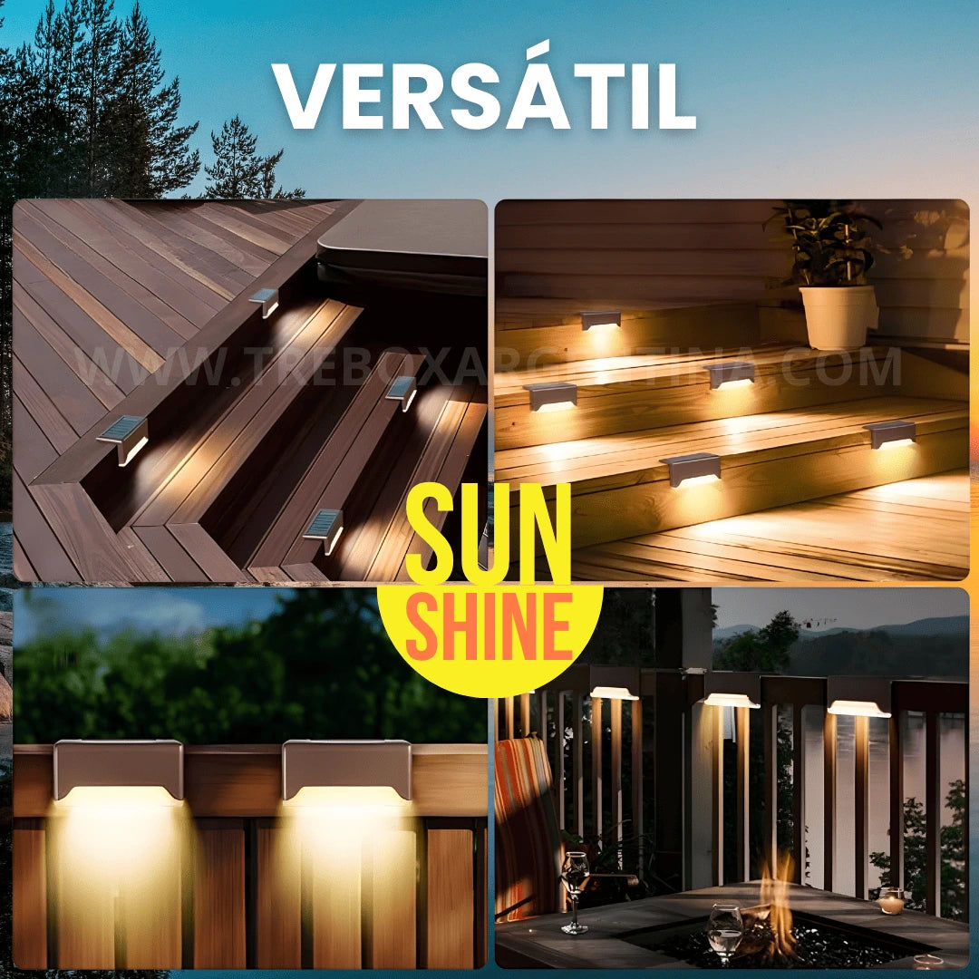 PACK X8🎁 | SunShine Luces LED Solares: Iluminá y decorá tus exteriores con estilo, sin cables y sin pagar en energía
