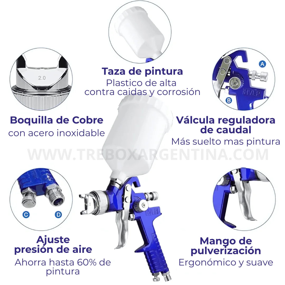 50% OFF HASTA HOY🎁 | Pistola de Pintura AeroPaint Pro:  El experto en pintura ahora sos vos