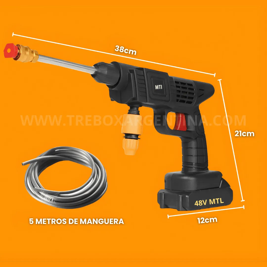 40% 🎁 | HydroGun: Pistola de alta presión inalámbrica 3 en 1