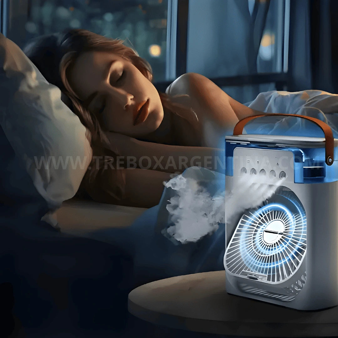 ☀️ OFERTA VERANO | CoolBreeze Mini Ventilador Portátil: Aire frío donde quieras ¡Que el verano no te derrita!❄️