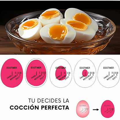Temporizador de huevos Eggtimer | Controla la Cocción Perfecta 2X1 ¡Compra 1 y Lleva 1 GRATIS!