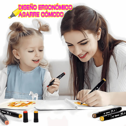 Set de Marcadores artísticos Greco (Envio GRATIS HOY + 40% OFF)