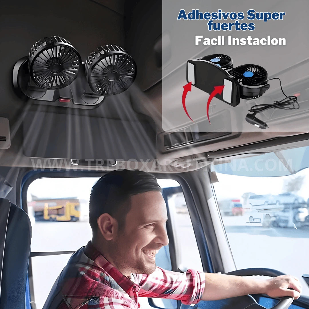 EDICIÓN VERANO ☀️ | CoolDrive Ventilador para Auto: El toque de frescura que tu auto necesita este verano.