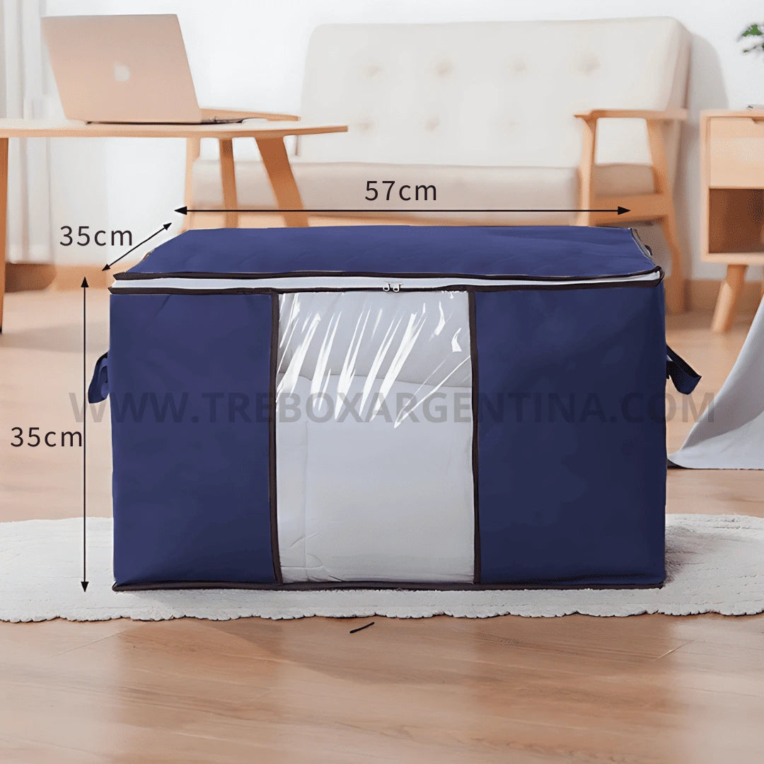 OFERTA PRE VERANO 3X1 |  FoldBox™ Organizador XL: Guardá tus frazadas sin que se arruinen hasta el próximo invierno