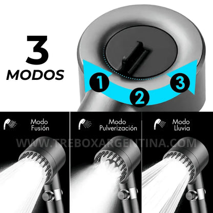 Promo Lanzamiento 2X1 🔥 | AquaSpa: Cabezal de ducha 🚿 - Un spa en tu ducha todos los días (3 Modos de presión + Masajeador)