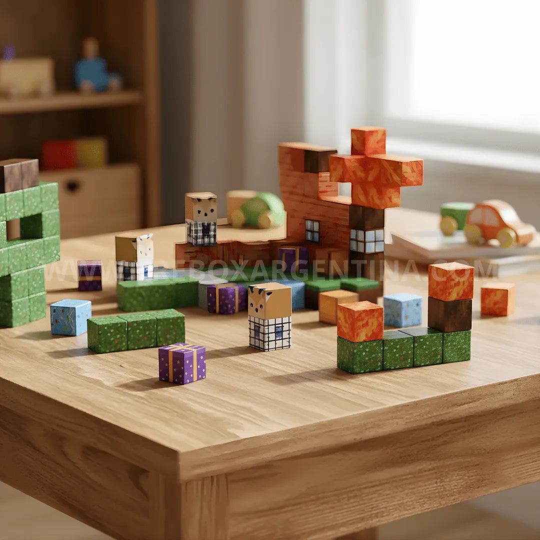 EDICIÓN LIMITADA🔥 |  Bloques Imantados MineCraft: Dejá que tus hijos construyan su propio universo