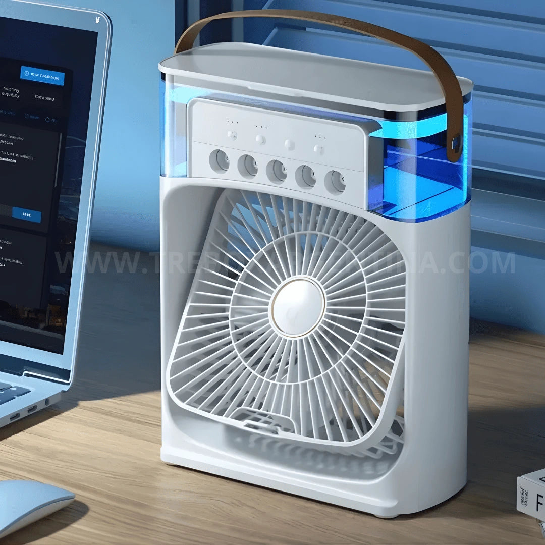 ☀️ OFERTA VERANO | CoolBreeze Mini Ventilador Portátil: Aire frío donde quieras ¡Que el verano no te derrita!❄️