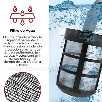 40% 🎁 | HydroGun: Pistola de alta presión inalámbrica 3 en 1