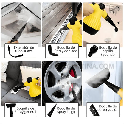 50% OFF🎁 | CleanMaster Limpiadora a vapor Multiuso: Elimina grasa y desinfecta en segundos