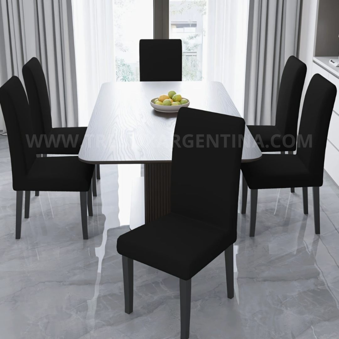 PACK X4🎁 - CoverLine Fundas Premium para Sillas – Tus sillas como nuevas, sin despedirte de ellas.