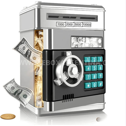 50% OFF🎁 KidsBank | Caja Fuerte Electrónica para niños: La forma más divertida de aprender a ahorrar.