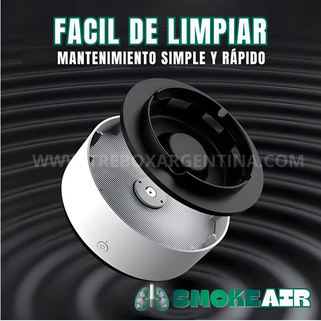 25% NAVIDAD SALE🎁 | SmokeAir™ Cenicero Purificador: Protegé los pulmones de los tuyos del humo del cigarrillo y vapeo