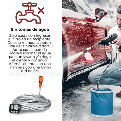 40% 🎁 | HydroGun: Pistola de alta presión inalámbrica 3 en 1