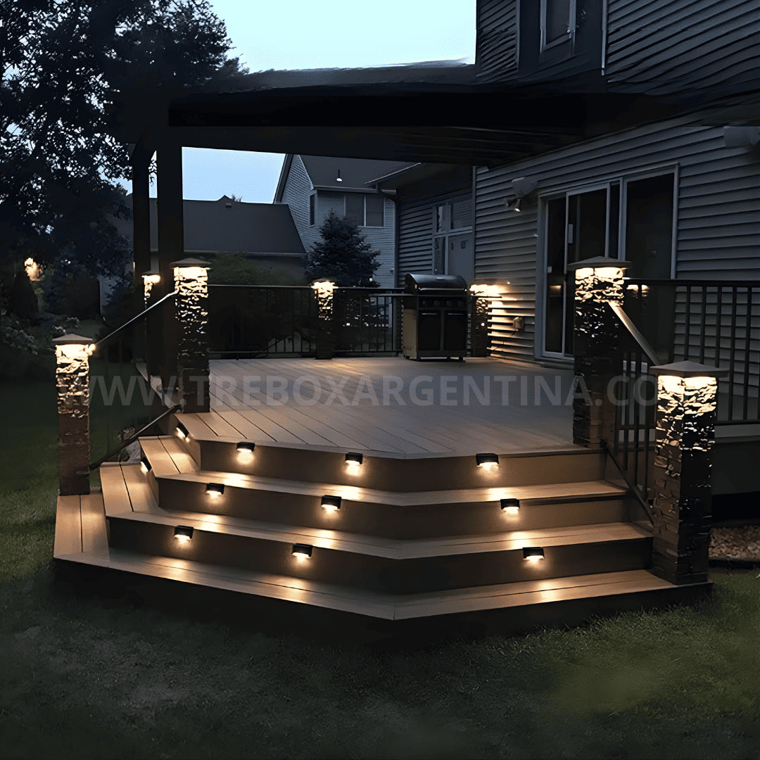 PACK X8🎁 | SunShine Luces LED Solares: Iluminá y decorá tus exteriores con estilo, sin cables y sin pagar en energía