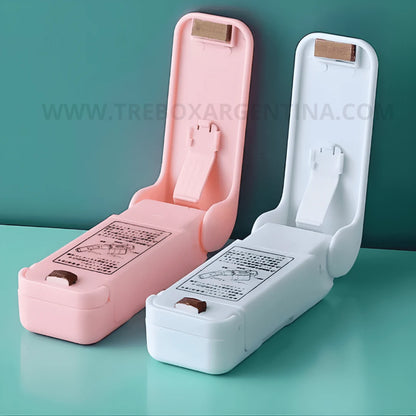 EDICIÓN LIMITADA 2X1 🎁 | SellaMax Portátil : Mantené tus snacks siempre frescos y tu cocina impecable.