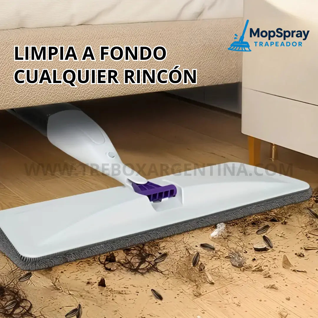 40% OFF 🎁 MopSpray 2 EN 1 Trapeador + Rociador: Limpiá en una pasada, olvidate del trapo y el balde.