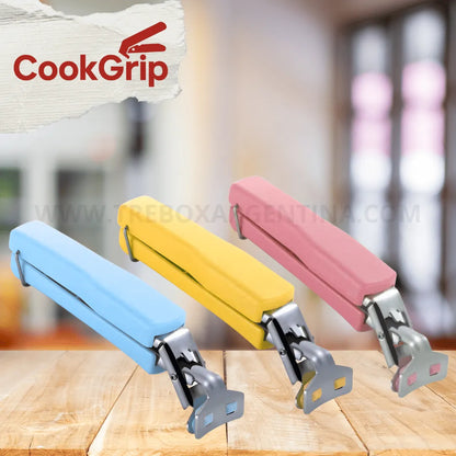 PROMO 3X1 🎁 Pinza antideslizante de silicona CookGrip🧑🏻‍🍳: Agarrá cualquier cosa caliente sin problemas!